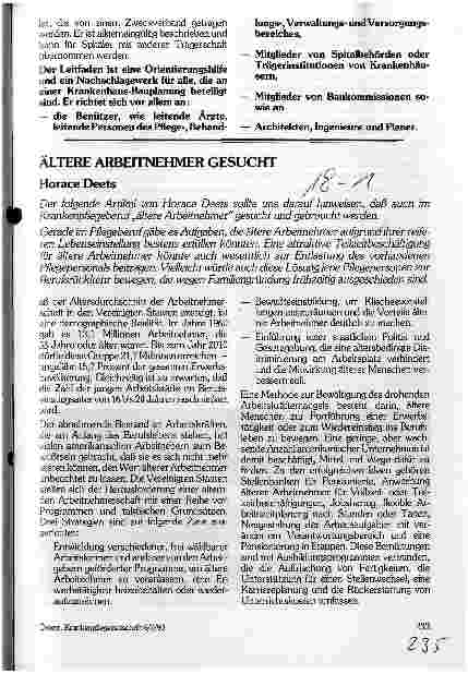 Vorschauseite 1: Ältere Arbeitnehmer gesucht