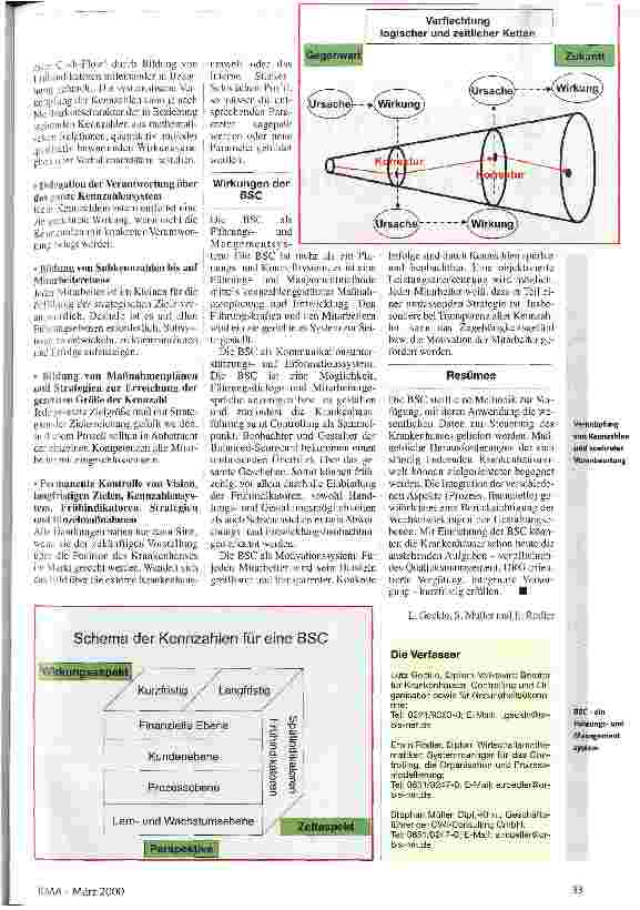 Vorschauseite 4: Balanced Scorecard - die Gestaltung der Krankenhauszukunft? Controlling-Instrument und Management-Methode