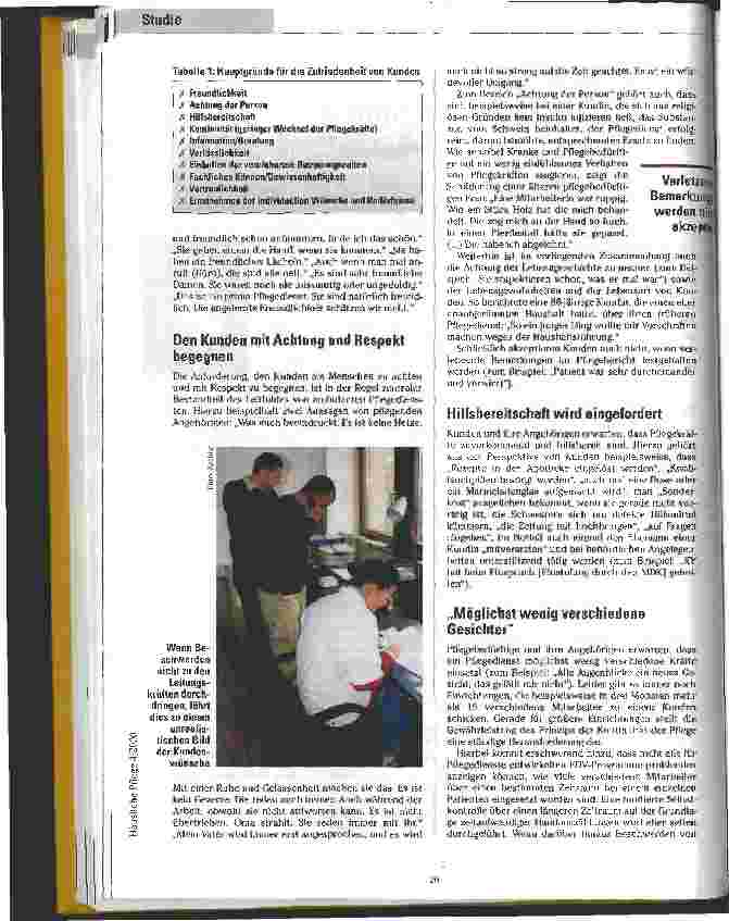 Vorschauseite 2: Ich freue mich, wenn sie gut gelaunt sind Studie zu Kundenerwartungen an ambulante Pflegedienste