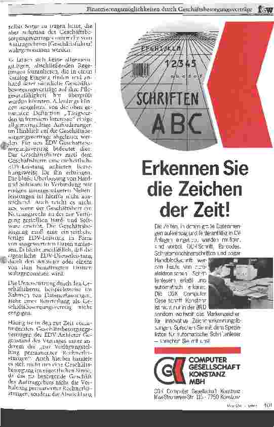 Vorschauseite 4: Finanzierungsmöglichkeiten durch Geschäftsbesorgungsverträge