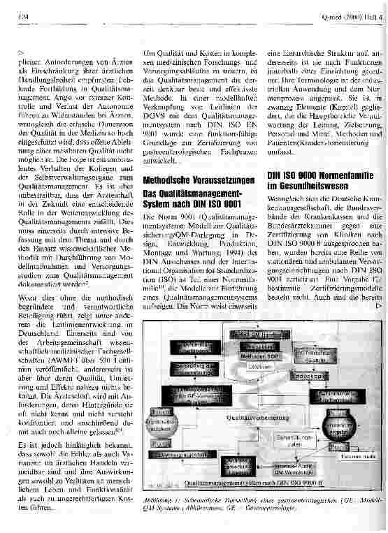Vorschauseite 2: Leitlinien der DGVS als Grundlage eines Modells zur Zertifizierung der Gastroenterologischen Fachpraxis nach DIN ISO 9001