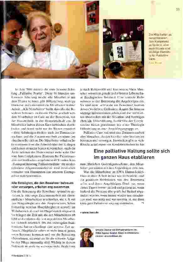 Vorschauseite 2: Palliative Care geht alle an