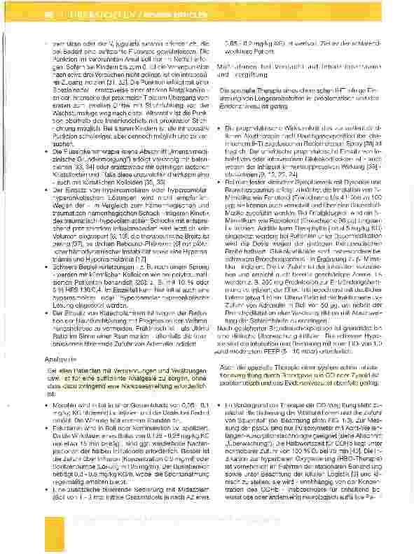 Vorschauseite 6: Die notfallund intensivmedizinische Grundversorgung des Schwerbrandverletzten