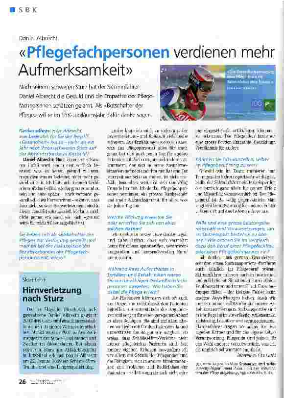 Vorschauseite 1: «Pflegefachpersonen verdienen mehr Aufmerksamkeit»