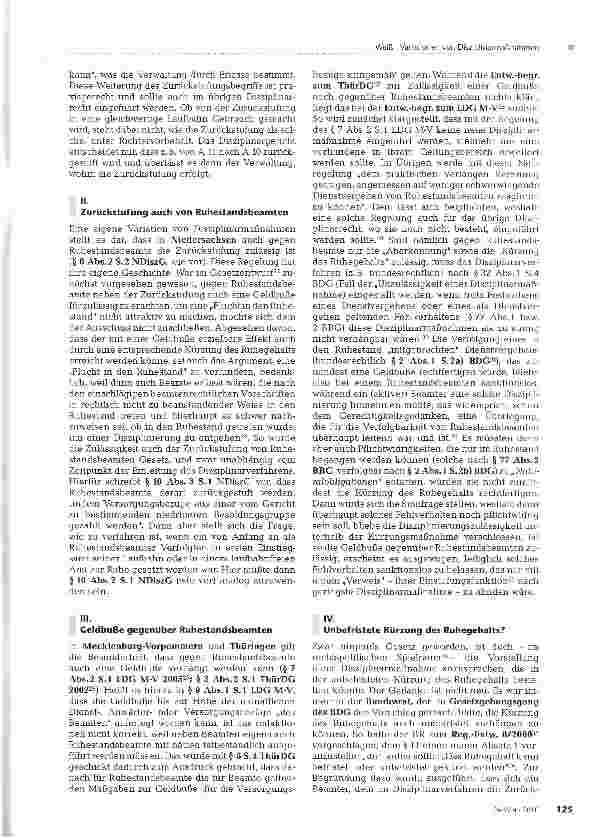Vorschauseite 2: Variationen von Disziplinarmaßnahmen