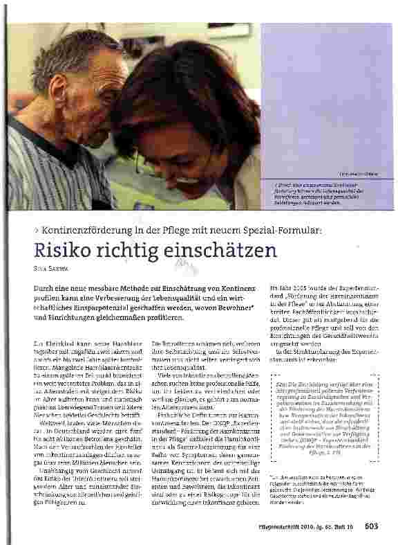 Vorschauseite 1: Risiko richtig einschätzen