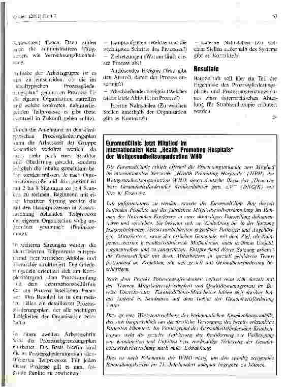Vorschauseite 3: Prozessgliederungsplan und Prozessabgrenzungsplan