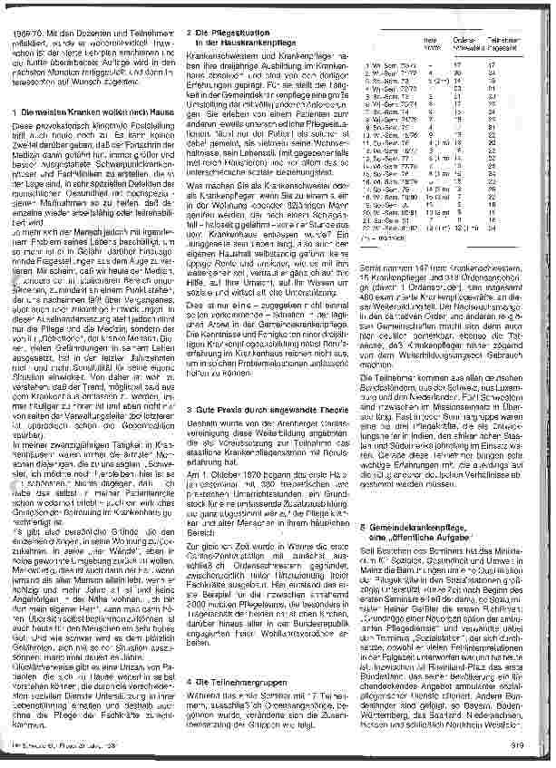 Vorschauseite 2: Seit 10 Jahren Seminar für Gemeindekrankenpflege Koblenz-Arenberg