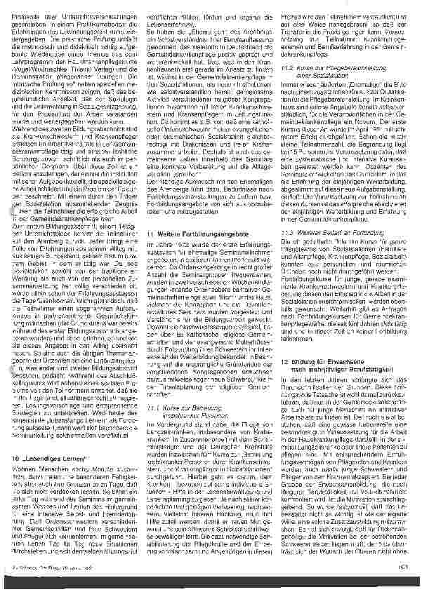 Vorschauseite 4: Seit 10 Jahren Seminar für Gemeindekrankenpflege Koblenz-Arenberg