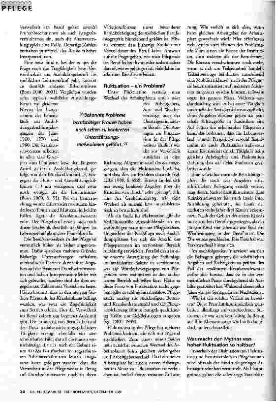 Vorschauseite 2: Schnell weg? Verbleib und Fluktuation im Pflegeberuf