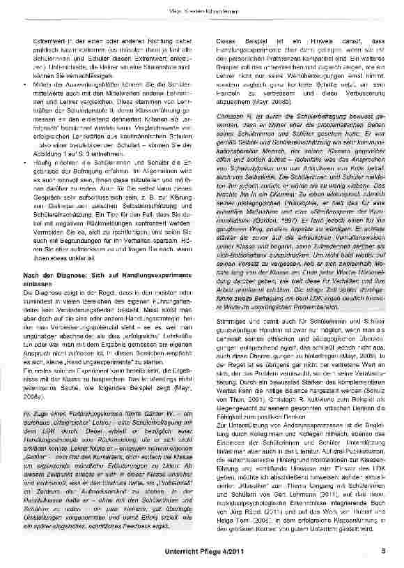 Vorschauseite 4: Klassen führen lernen - mithilfe des Linzer Diagnosebogens zur Klassenführung