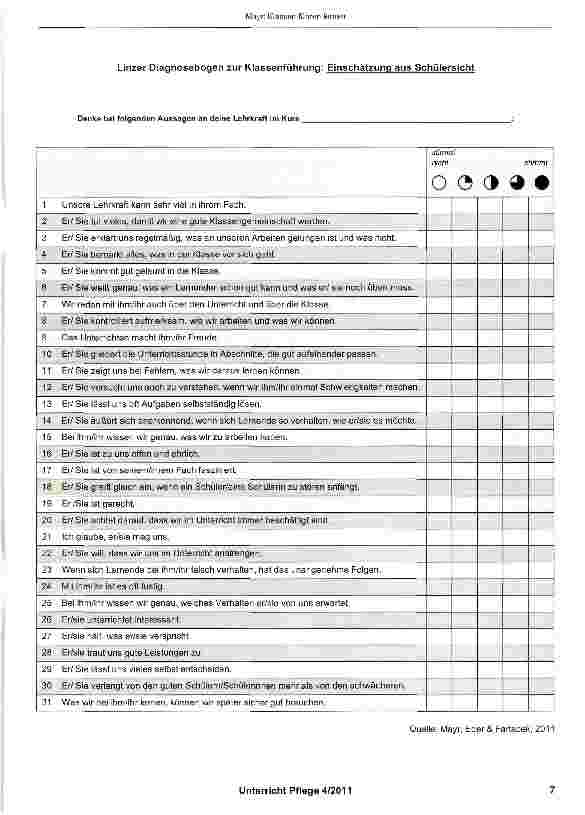 Vorschauseite 6: Klassen führen lernen - mithilfe des Linzer Diagnosebogens zur Klassenführung