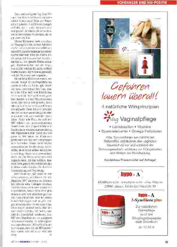 Vorschauseite 2: Ich lebe mit einer Lüge-ich bin HIV-positiv