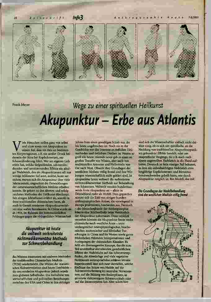 Vorschauseite 1: Akupunktur - Erbe aus Atlantis und Heilkunst der Zukunft Wege zu einer spirituellen Heilkunst