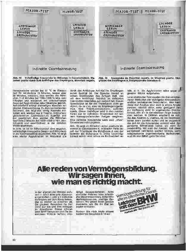 Vorschauseite 6: Transfusionskunde, Blutgruppenserologie und Immunhämatologie 15. Folge