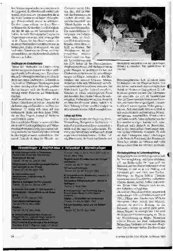 Vorschauseite 2: Berliner onkologische Gespräche: Biologische Krebstherapie