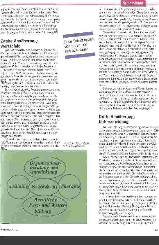 Vorschauseite 2: Supervision im Altenheim: Bringt das etwas? Eine Annäherung an ein ungeliebtes Thema