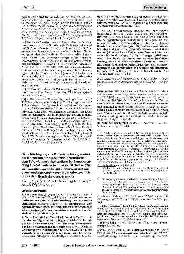 Vorschauseite 3: Zeitzuschläge für Nachtund Sonntagsarbeit -BereitschaftszeitenTVöD §6 Abs. 1, §7 Abs. 5, §8 Abs. 1, §9 Abs. 1, Anhang zu §9 B. Abs. 1