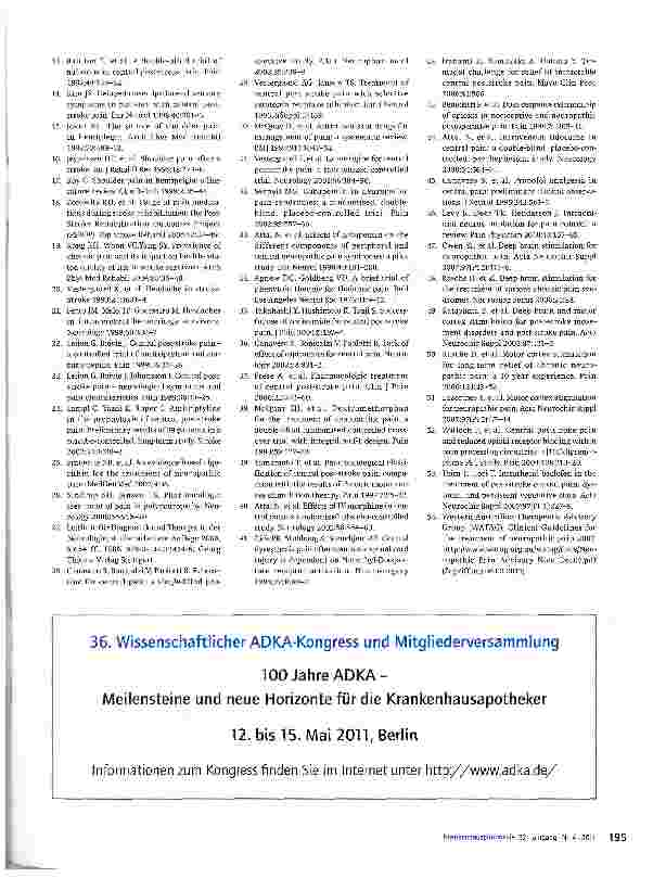 Vorschauseite 5: „Zentrale Schmerzen nach Schlaganfall -eine therapeutische Herausforderung