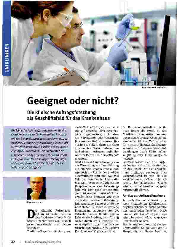 Vorschauseite 1: Geeignet oder nicht?