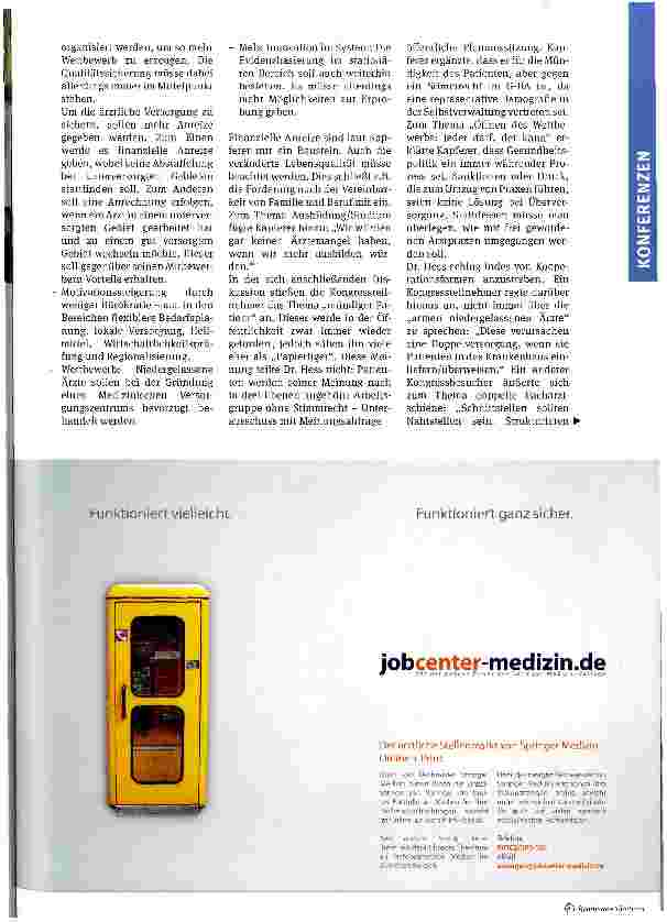Vorschauseite 2: Versorgung im Mittelpunkt