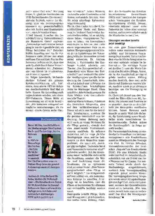 Vorschauseite 3: Versorgung im Mittelpunkt