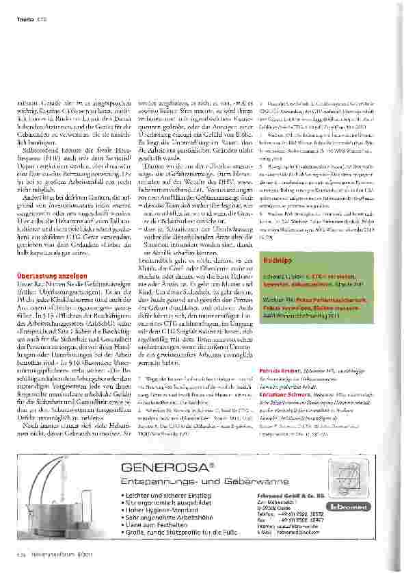 Vorschauseite 5: CTG: 40 Jahre Dauereinsatz