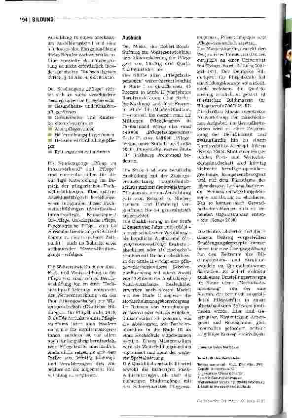Vorschauseite 5: Akademisierung Warum Pflege studieren?