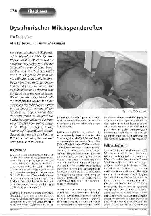 Vorschauseite 1: Dysphorischer Milchspendereflex