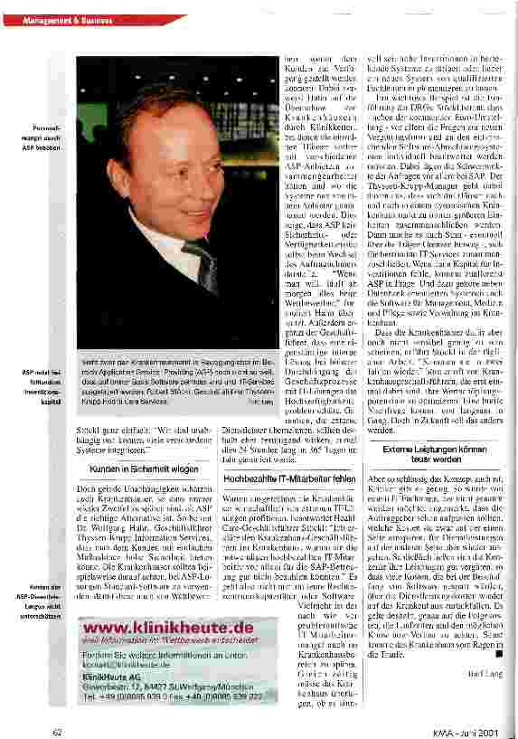 Vorschauseite 2: Datenverarbeiter auf Zeit Application Service Providing: Externe Rechenzentren