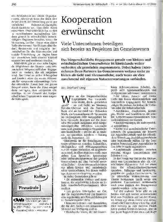 Vorschauseite 3: Wirtschaft und Gesellschaft