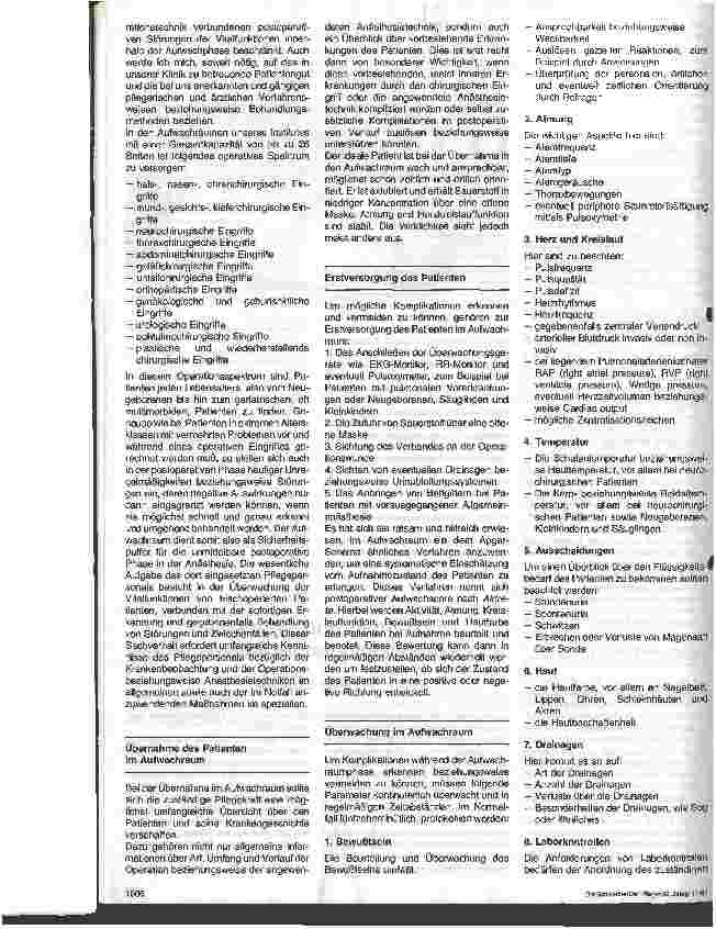 Vorschauseite 2: Erkennen und Vermeiden von Komplikationen im Aufwachraum