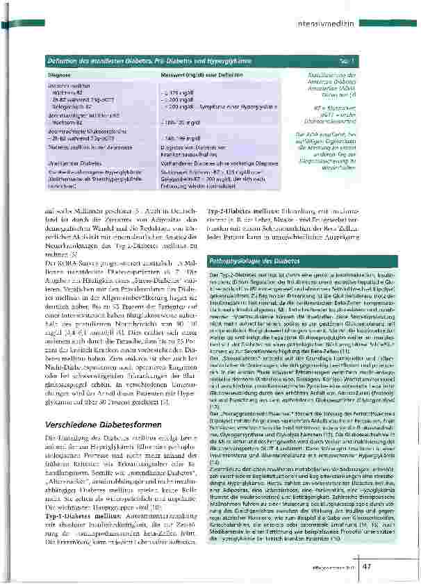 Vorschauseite 2: Blutzuckerwerte von 140 bis 180 mg/dl gelten als sicher
