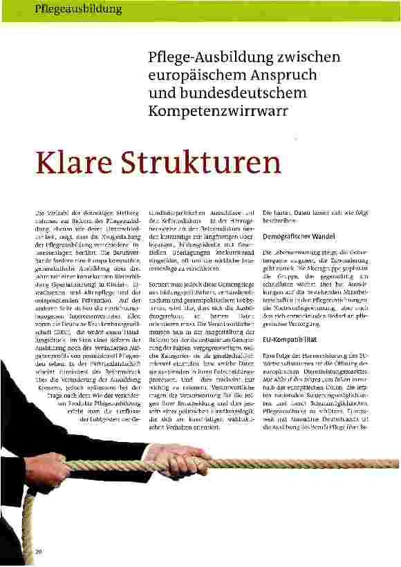 Vorschauseite 1: Klare Strukturen