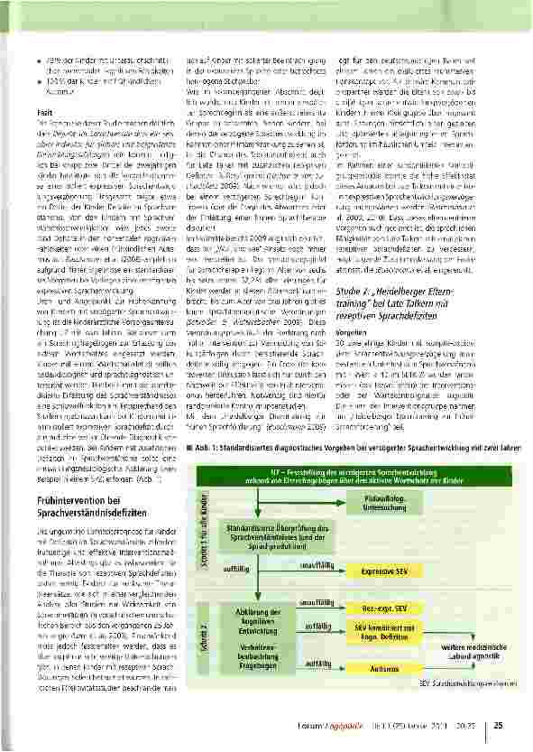 Vorschauseite 6: Frühdiagnostik bei Sprachverständnisstörungen