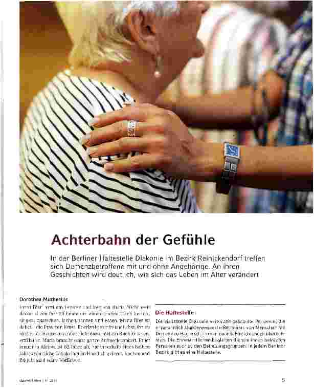 Vorschauseite 1: Achterbahn der Gefühle