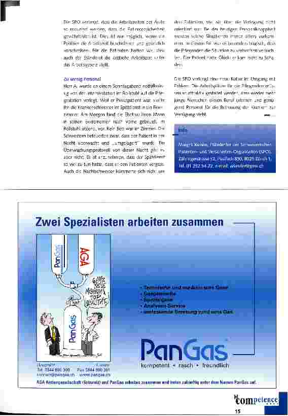 Vorschauseite 2: Unter dem Personalstress leidet die Patientensicherheit