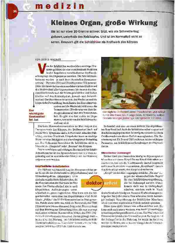 Vorschauseite 1: Kleines Organ, große Wirkung
