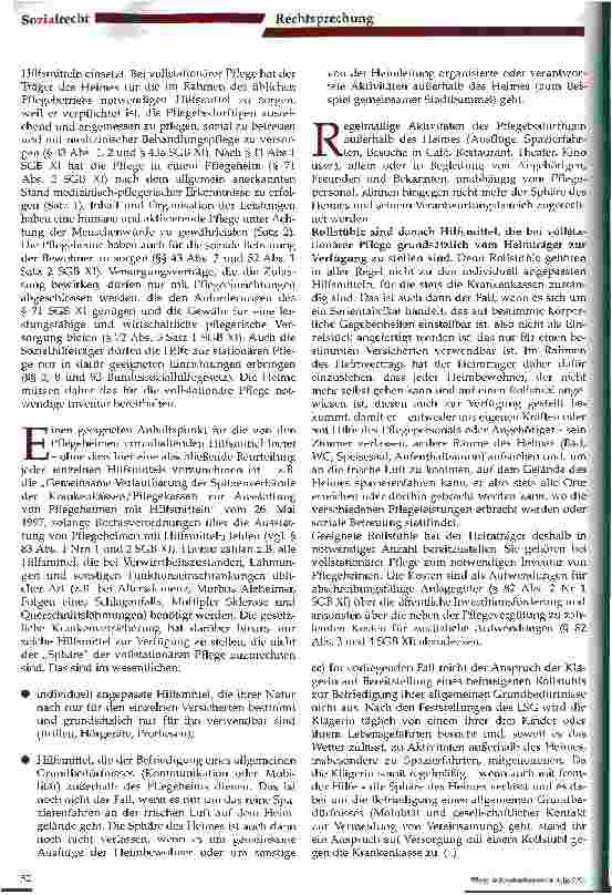 Vorschauseite 3: Entscheidungen des BSG zum Anspruch auf Hilfsmittel