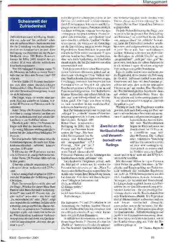 Vorschauseite 2: Die Crux mit der Zufriedenheit