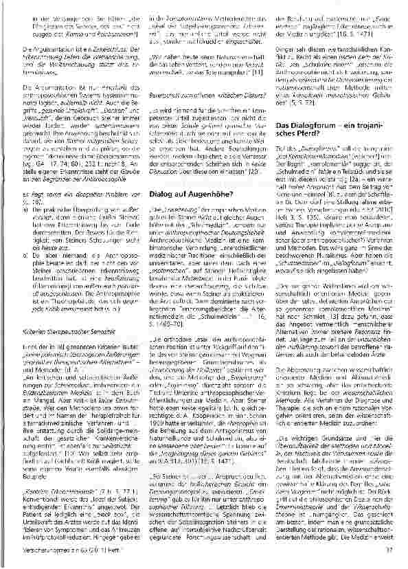 Vorschauseite 5: Zur Diskussion gestelltDialogforum Pluralismus und seriöses Therapieren
