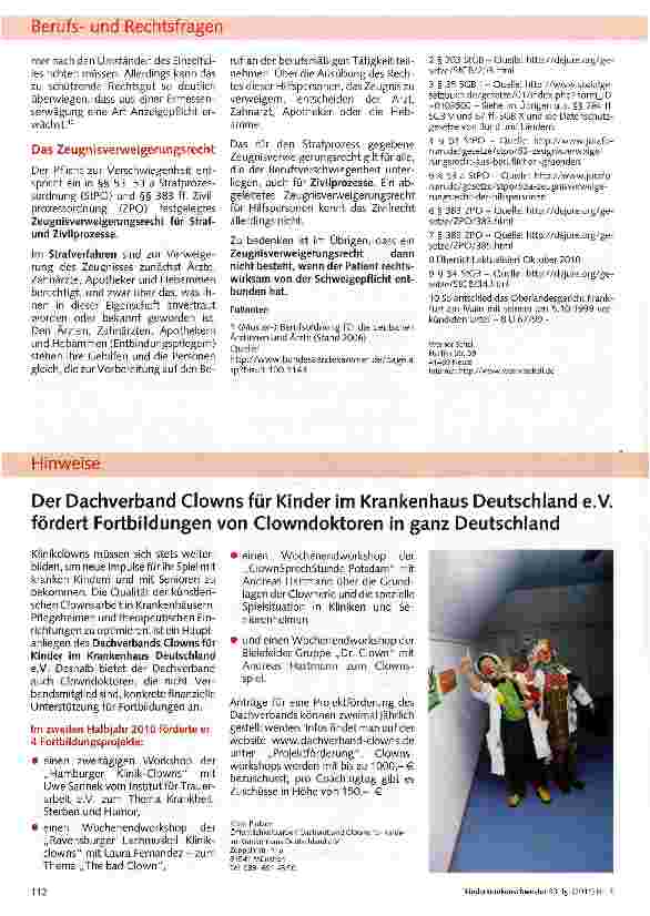 Vorschauseite 5: Die Schweigepflicht der Mitarbeiterim Gesundheitswesen ist das Fundamentfür das Vertrauen der Patienten