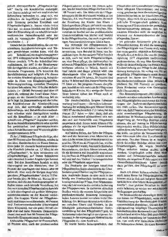 Vorschauseite 3: Pflegeversicherung gegen Armut und Unterversorgung im Alter