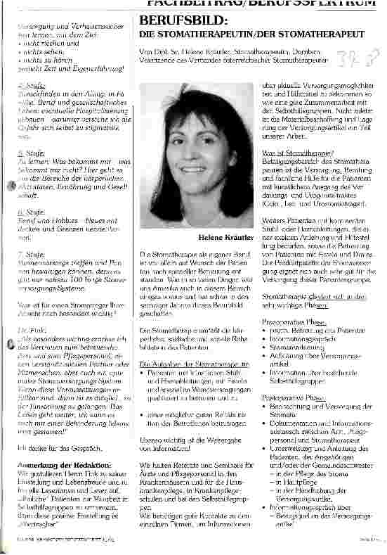 Vorschauseite 3: Mit dem Stoma leben Interview