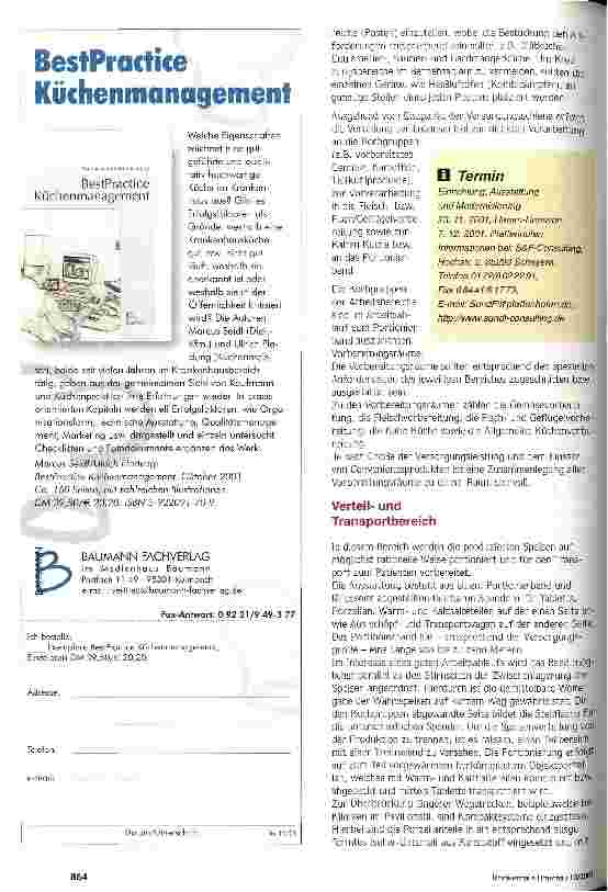 Vorschauseite 3: Die moderne Krankenhausküche