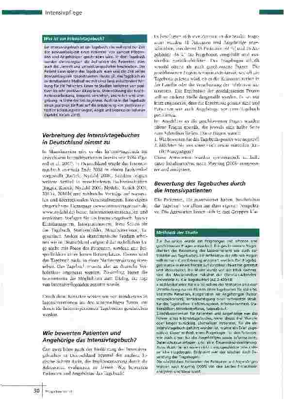 Vorschauseite 2: Das Intensivtagebuch war eine große Hilfe für mich