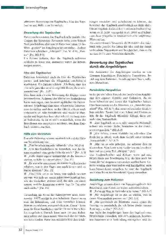 Vorschauseite 3: Das Intensivtagebuch war eine große Hilfe für mich