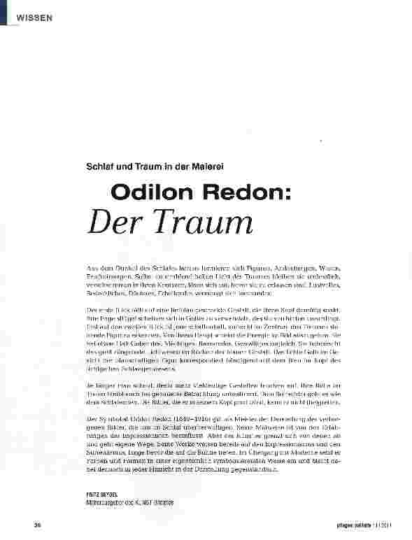 Vorschauseite 1: Odilon Redon Der Traum