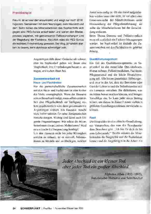 Vorschauseite 5: Sterbebegleitung bei Menschen mit Demenz