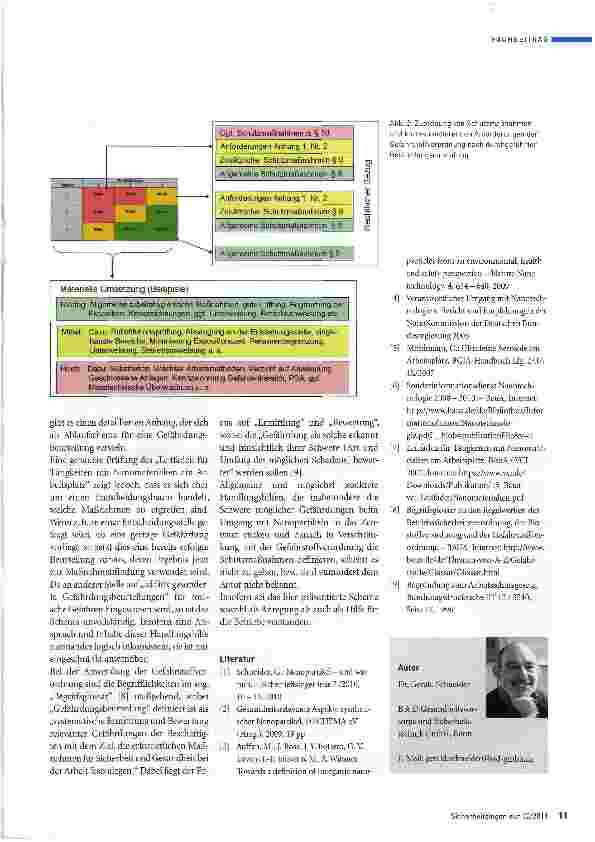 Vorschauseite 4: Gefährdungsbeurteilung bei Nanomaterialien